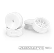 UK-Mono - RC10, RC10B2, RC10B3 2.2" Front Wheel white J-CONCEPTS