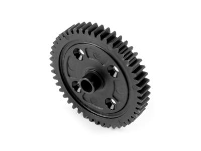 UK-Composite center diff spur gear with moulded in steel bushing 46T XB8E'25 X-RAY