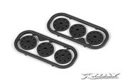 UK-Shock piston set 8-hole (1.2; 1.3) 10-h (1.1mm) - delrin -V3 X-RAY