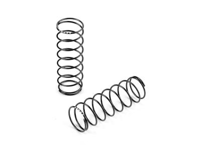 UK-Rear Big Bore Conical Spring Set L=57.5mm - 5 Dots (2) X-RAY