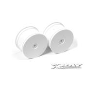 UK-4WD Rear Wheel Aerodisk with 14mm Hex - White (2) X-RAY