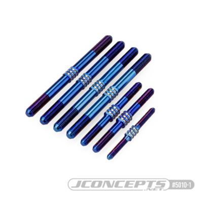 UK-Tekno NB48 2.1 Fin Titanium Turnbuckle Set blue J-CONCEPTS