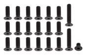 UK-RC10CC 8/32 SCREW SET BLACK TEAM-ASSOCIATED