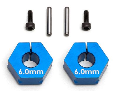 UK-FT Clamping Wheel Hexes, 6.0 mm TEAM-ASSOCIATED