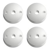 UK-FT 12mm Shock Pistons V2, 2x1.6 mm, flat TEAM-ASSOCIATED