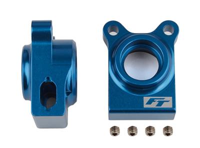 UK-RC10B74.1 FT Rear Hubs, blue aluminum TEAM-ASSOCIATED