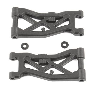 UK-RC10B74 FT Front Suspension Arms, carbon TEAM-ASSOCIATED