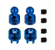 UK-RC10B7 Anti-Roll Bar Hardware Set, blue aluminum TEAM-ASSOCIATED