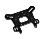 UK-Shock Tower (front, 7075, black ano, MT/SCT410 2.0) TEKNO-RC