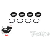 UK-Alum. 1/8 Off Road Shock Spring Adjuster 16mm ( AE/Mugen/Kyosho/SWORKZ/Infinity/HN ) 4pcs. T-WORK'S