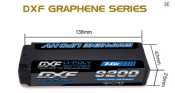 UK-Lot 2 accus 9200mAh 140C 5mm Deans blue (par 2) DXF POWER