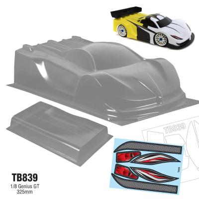 UK-Bodyshell 1/8 GENIUS GT8 325mm (unpainted) TEAM-C