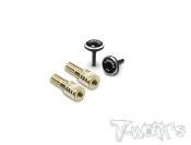 UK-Quick Lock Battery Connecter 4mm V2 Black/Black (2+2) T-WORK'S