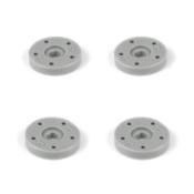 UK-Shock Piston Set (5×1.1, 5×1.2, flat/flat, 13mm, 4pcs) TEKNO-RC