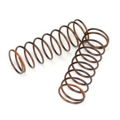 UK-Shock Spring Set (rear, 1.3×9.375, 3.01lb/in, 63mm, orange) TEKNO-RC