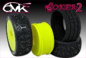 UK-Tires JOKER-2 + Inserts BLACK + rims "MEGA" (la paire) 6-MIK