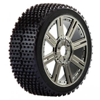 Tyres 1/8th TT FASTRAX Leisure Glued on rims