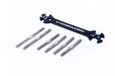 UK-Turnbuckle Set HD for Kyosho Ultima & JJ (6) KOSWORK