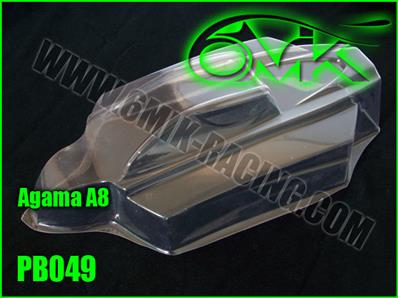 UK-Body lexan "Bulldog" for Losi & Agama (unpainted) 6-MIK