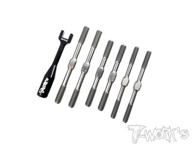 UK-64 Titanium Turnbuckle Set ( For HB Racing D817 D817 V2/D819/E819/ HB E819RS ) T-WORK'S