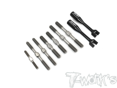 UK-64 Titanium Turnbuckle Set ( For TLR 8ight X ) T-WORK'S