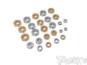 UK-Precision Ball Bearing Set ( For SWORKZ S35-4E ) 26pcs. T-WORK'S