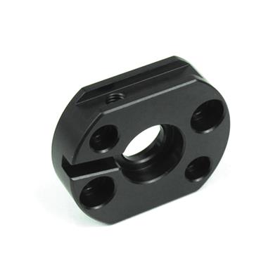 UK-Motor mount insert aluminium gun metal TEKNO-RC