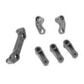 UK-Bell Cranks, Servo Horns, Ackerman Plate (revised, EB410.2) TEKNO-RC
