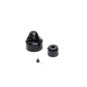 UK-Shock Cap Set, Aluminum, Black: Promoto-MX LOSI