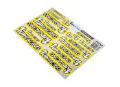 UK-Factory Pre-Cut Decals (coloris au choix) 1UP-RACING