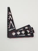 UK-Camber bracket -10°/+5° Aluminum Red and Black- WS-LINE