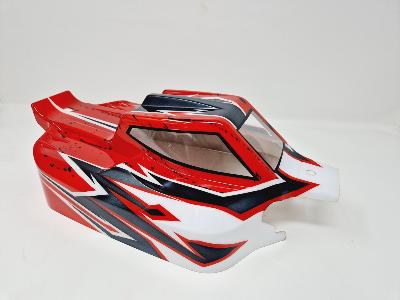 UK-Painted body ST4 Falcon red/white/gun metal for S35-4E SWORKZ