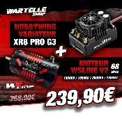 UK-Combo ESC XR8 PRO G3 200 Amp + Motor 4268 2025 V3 (choice of KV) WS-LINE