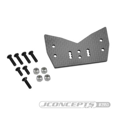 UK-F2 Truggy Body Mount Adaptor, Carbon Fiber - 8ight-XT J-CONCEPTS