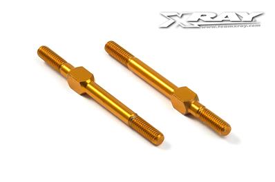 UK-Alu Adjustable Turnbuckle 39mm M3 L/R - Orange (2) X-RAY