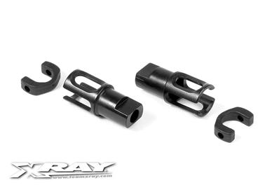 UK-Solid Axle Driveshaft Adapter - HUDY Spring Steelâ (2) X-RAY