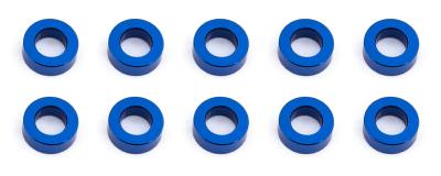 UK-Ballstud Washers, 5.5x3.0x2.0 mm, blue aluminum TEAM-ASSOCIATED