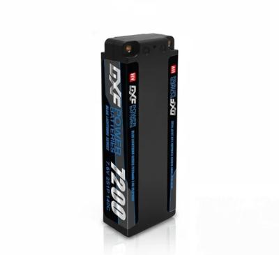 UK-Accu Lipo 7200mAh 140c 7.6v 5mm deans blue LCG DXF POWER