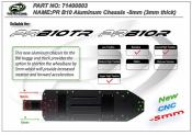 UK-Aluminium chassis -5.0mm (3.0mm) foR PRB10R PR RACING