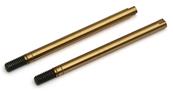 UK-Ti-Nitride Front Shock Shaft Set, 26mm (2) TEAM-ASSOCIATED