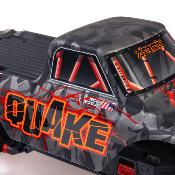 UK-Monster 1/10 QUAKE 223S DSC 2WD RTR Brushless Monster Truck, Red ARRMA