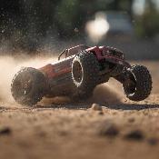 UK-1/10 OUTCAST 4X4 4S V2 BLX Stunt Truck RTR, Red - ARRMA