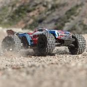 UK-KRATON 4X4 6S BLX BRUSHLESS V6 SPEED TRUCK RTR (Blue/Red) ARRMA
