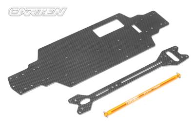 UK-225mm Chassis /Upper Deck / Center Drive Shaft CARTEN
