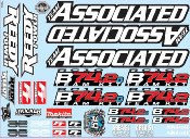 UK-RC10B74.2 Decal Sheet TEAM-ASSOCIATED