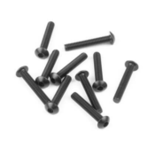 UK-M3x18mm Button Head Screws (black, 10pcs) TEKNO-RC