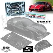 UK-1/10 Ferrari 599xx (190mm) TEAM C