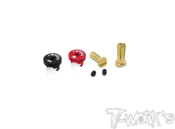 UK-Polarity Heatsink Long Connector 5mm Red/black (2+2) T-WORK'S