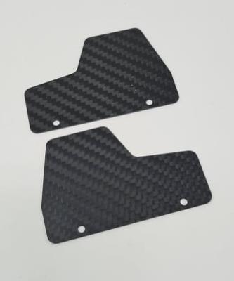 UK-Carbon rear arm mud guards for EB48 2.0 et 2.1 LR PROD