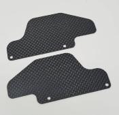 UK-Carbon rear arm mud guards for ET48 2.X WS-LINE